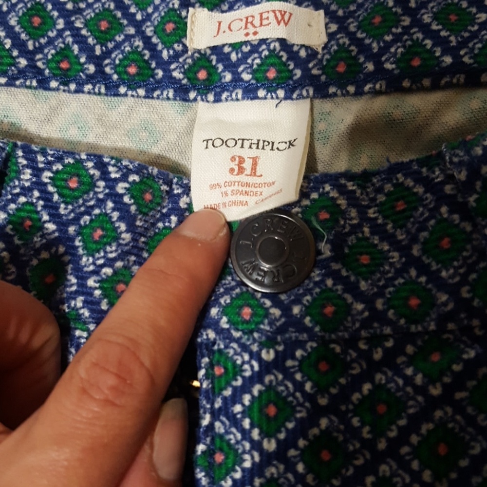 J. CREW Geometric Pants - Picture 6 of 8